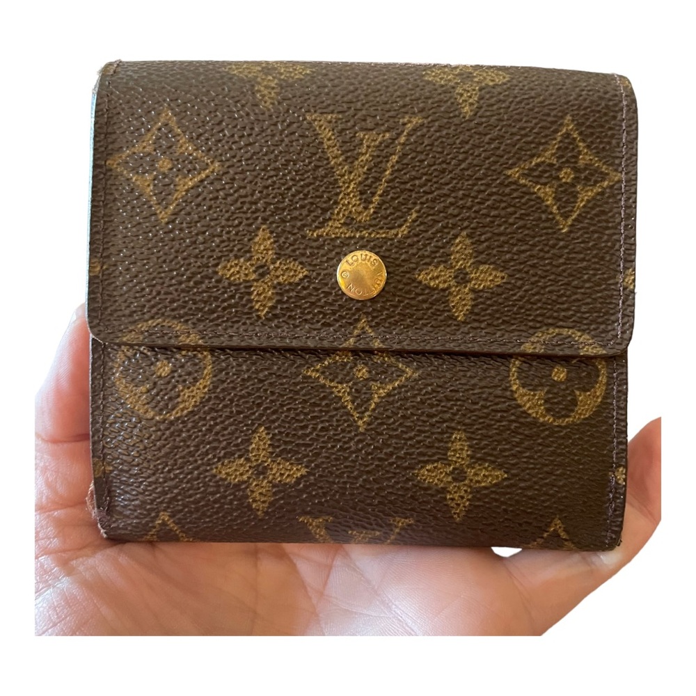 Authentic Louis Vuitton Monogram Canvas Elise Wallet